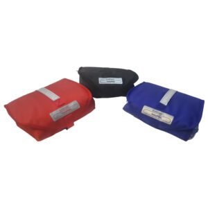 CritiCare® Intupac Bag,  Red, Royal Blue, Black