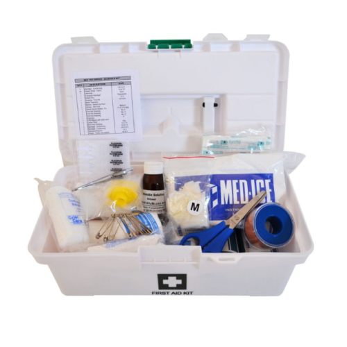 Office/ School First Aid Kit in a Plastic Box