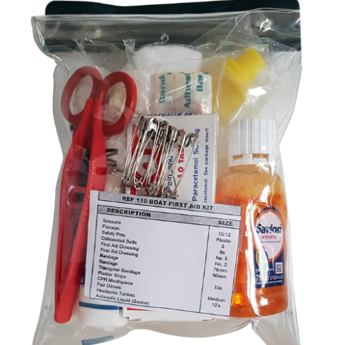 Boat First Aid Kit – 4-man in Vinyl Pouch
